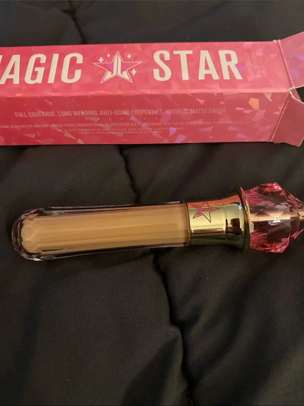 Jeffree Star Pink & Gold Magic Star Concealer Packaging